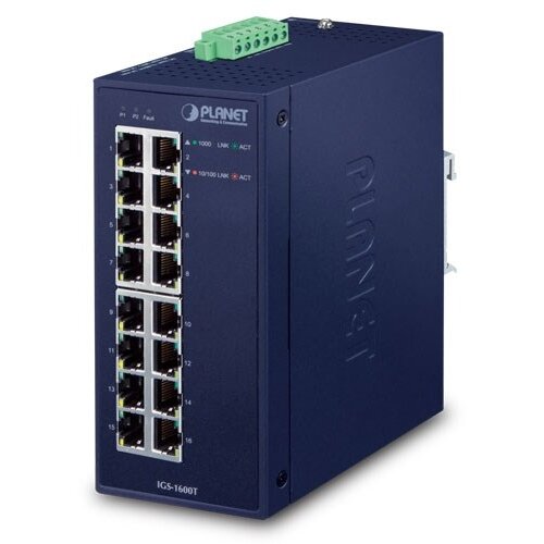Planet IGS-1600T network switch Unmanaged L2 Gigabit Ethernet (10 /100 /1000) Blue Slike