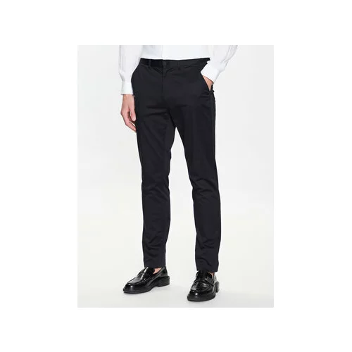 Calvin Klein Chino hlače K10K110963 Črna Slim Fit