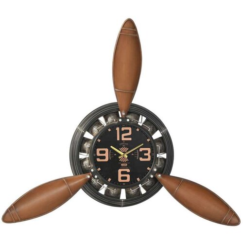  Zidni sat Home ESPRIT Smeđa Crna Metal propeleri Vintage 118 x 24 x 134 cm Cijene