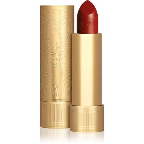 Gucci Beauty Rouge à Lèvres Satin Lipstick satenasta šminka odtenek 504 Myra Crimson 3.5 g Cene