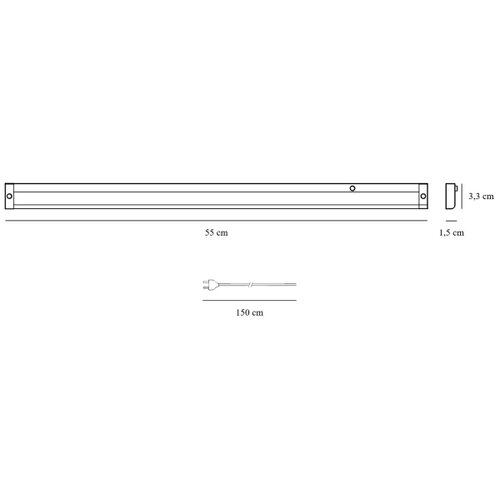 Nordlux LED svetlo za ispod kuhinjskih ormarića PRESTON LED/8W/230V 3000/4000K Slike