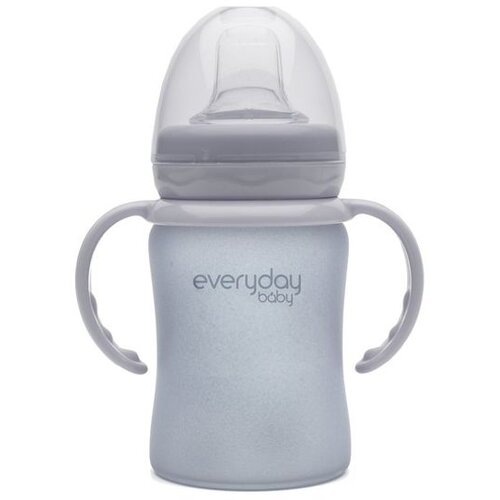 Everyday baby staklena čaša Sippy, 150ml Healthy+, Siva Cene
