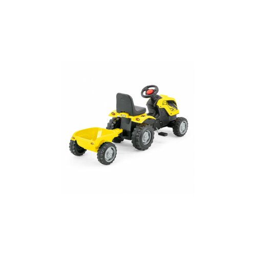 Igračka dečiji traktor na pedale 956 žuti Slike