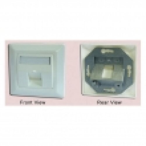  Poklopac German standard 80x80mm sa 1 slotom pod uglom, sa zastorom i labelom za označavanje (GSP-1P) Cene