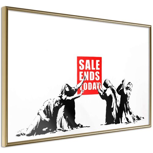  Poster - Banksy: Sale Ends 45x30 Slike