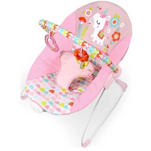 Kids II Ležaljka za bebe sa vibracijom Fancy Fantasy Bright starts/ roze Cene