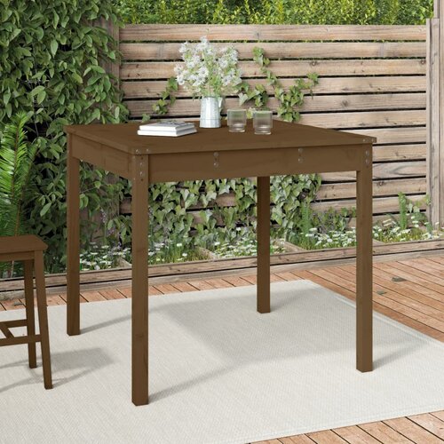  Vrtni stol boja meda 82,5x82,5x76 cm od masivne borovine Cene