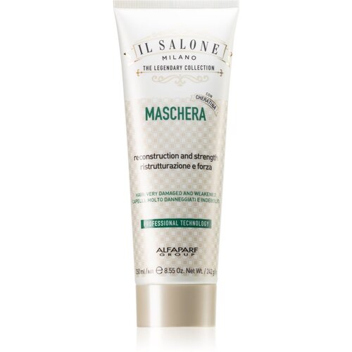 ALFAPARF MILANO Il Salone Reconstruction obnovitvena maska za po&amp;scaron;kodovane lase 250 ml Slike