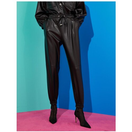 Koton Women's Leather Look Pants Cene