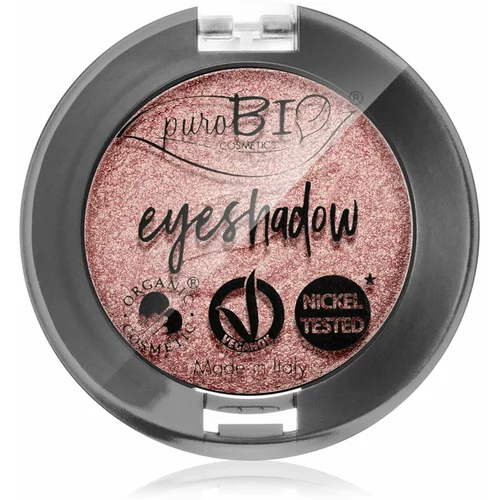 puroBIO cosmetics compact eye shadow - 25 rosa (svetljucava)
