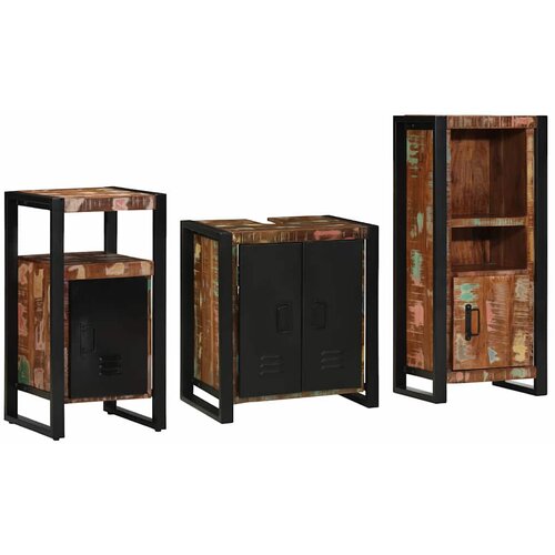  Set namještaja za kupaonicu 3 pcs Čvrsto drvo iz reciklaže Cene