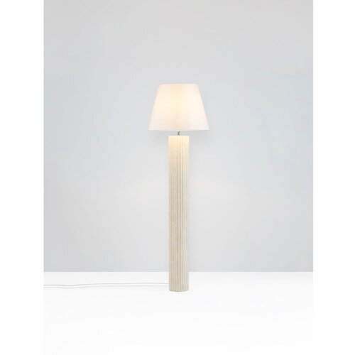 Nova Luce Bijela/krem stojeća svjetiljka od kamenine (visina 150 cm) Bacoo &amp;ndash; Slike