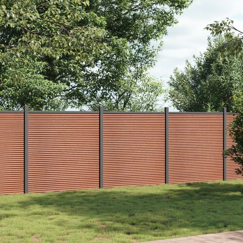 vidaXL ograjni panel rjav 526x186 wpc Cene
