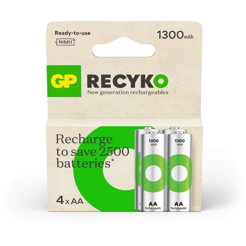 Gp baterije punjive R6-2TLB4 AA 1300mAh Slike