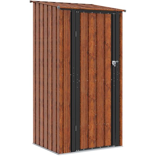  Vrtne &amp;scaron;upe Smeđa 103 x 86 x 200 cm Metal Slike
