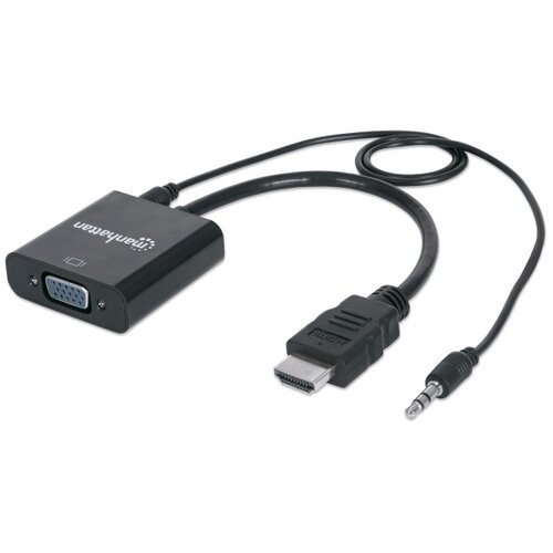 Manhattan Adapter 151559 HDMI/M - VGA/F + Audio Cene
