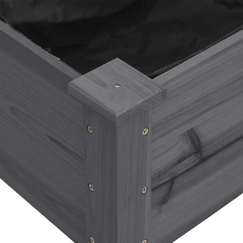  Sadilica s oblogom siva 203 x 53 x 76 cm od masivne jelovine Slike