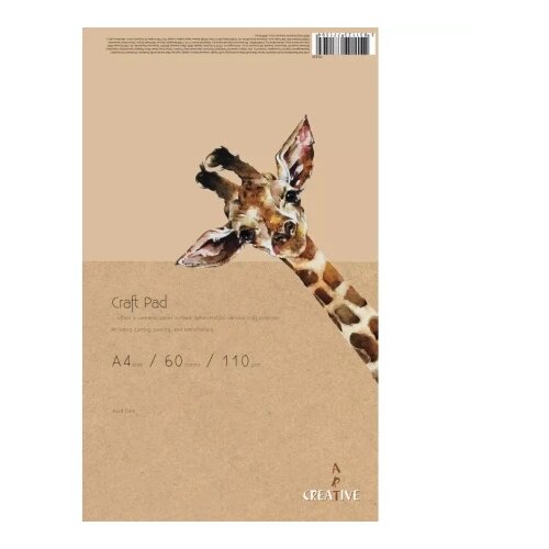 Optima creativeart blok skicen kraft a4 60l110g ( 75325 ) Slike