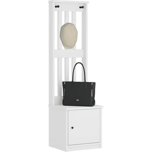  Drvo za dvoranu SANDNES bijelo 45x40x159,5 cm puno drvo bor Cijene