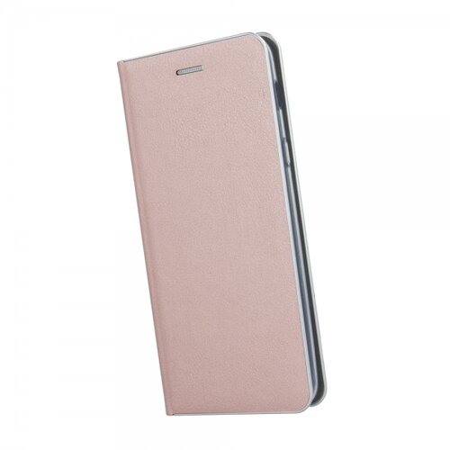  Premium preklopna torbica Huawei P30 PRO - roza s srebrnim robom Slike