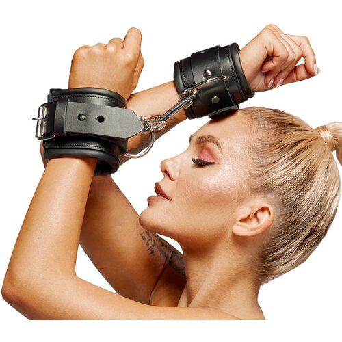 Zado Professional Leather Handcuffs Black Cijene