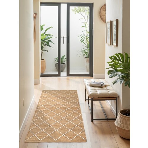 Hanse Home Ročno tkan tekač iz jute v naravni barvi 80x200 cm Kunu &amp;ndash; Slike
