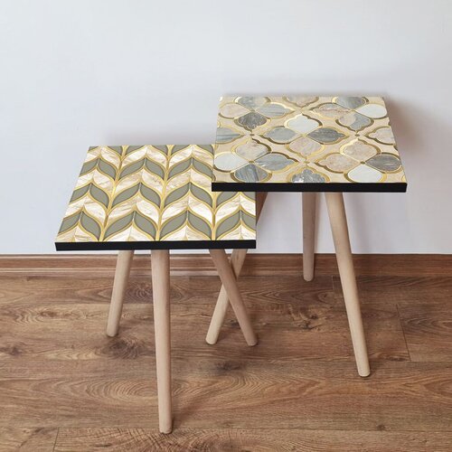 Hanah home set klub stočića 2Shp429, 2 komada, Šareni Cene