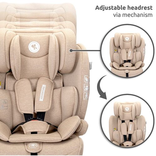 Lorelli ADVENTURE autosjedalica, 76-150cm, Beige Slike