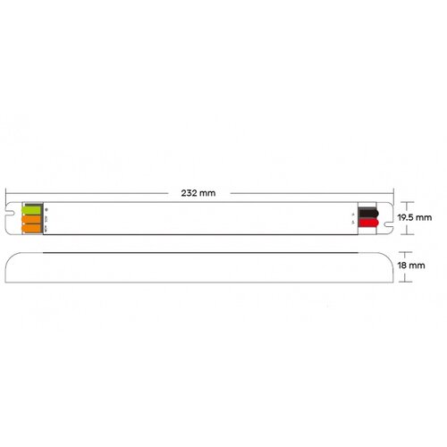 Dawn led napajanje slim 24V 60W 60WHH-24 Slike