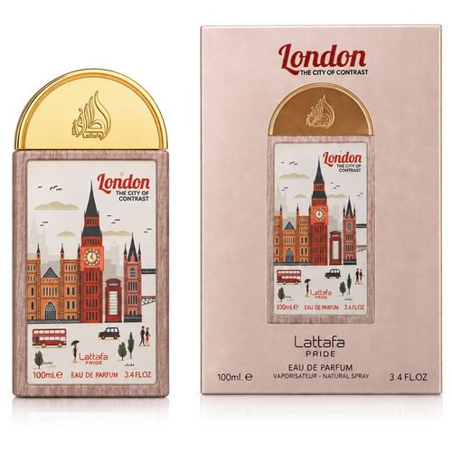 Lattafa Pride London The City of Contrast Eau de Parfum 100 ml Slike