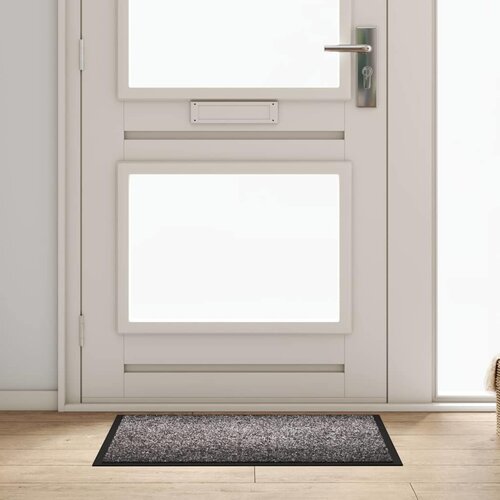 vidaXL Otirač Svijetlo siva 60 x 80 cm Teddy tkanina Cijene