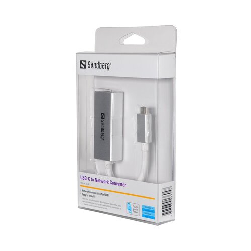 Sandberg Adapter USB C-LAN 10/100/1000Mbps 136-04 Cene