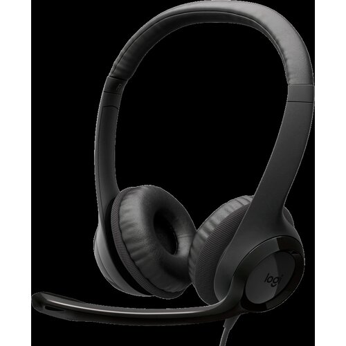 Logitech HEADSET-H390 USB-C Computer Headset-MIDNIGHT BLACK-USB-N/A-EMEA28i-935-USB-C Cene