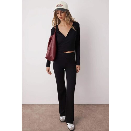 TRENDYOLMILLA ženski set top-jakna Twoaw26Au00029, crna-crna Cene