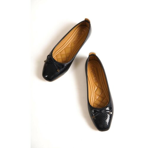 Capone Outfitters Capone Hana Trend Women's Black Flat Shoes Slike
