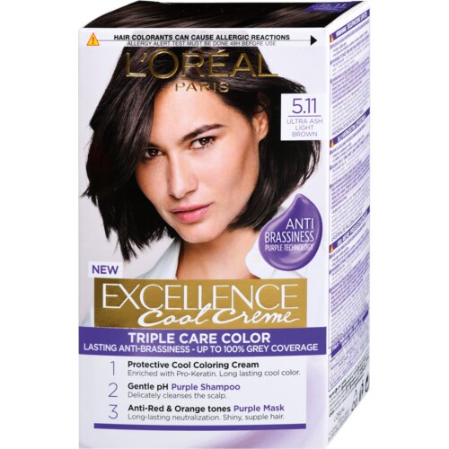L´Oréal Paris excellence farba za kosu 5.11 ultra ash light brown Cene
