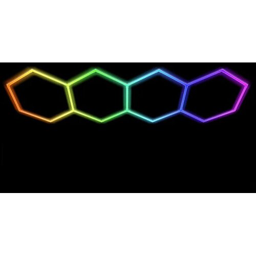 Xled Heksagonalna RGB LED cev, 4 segmenata, 12 V, 410 mm, 21 komad Cene