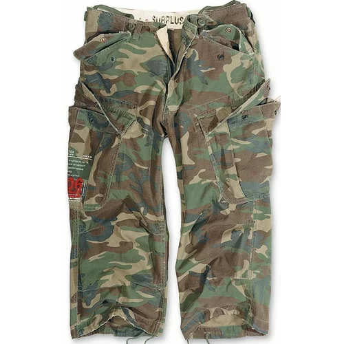 Surplus muške vojničke hlače engineer vintage, 3/4 hlače, woodland