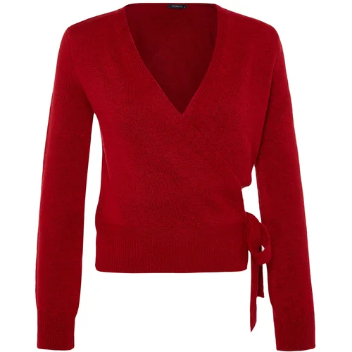 Trendyol Sweater - Red - Regular fit