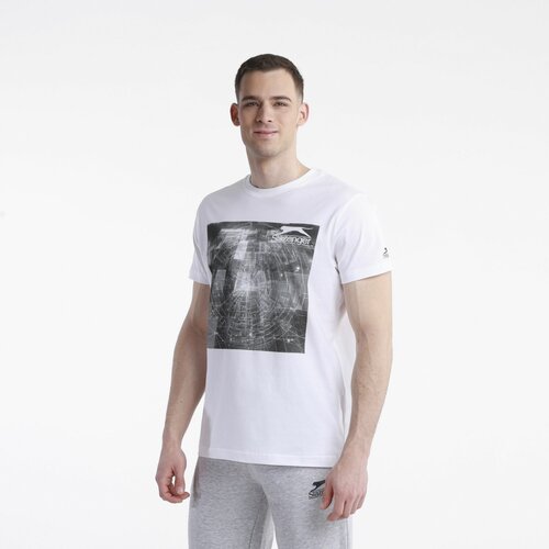 Slazenger muška majica kratak rukav square t-shirt m Slike