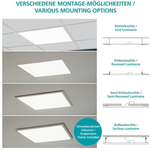 Eglo 32813 - led plafonsko svetlo salobrena LED/40W/230V Slike