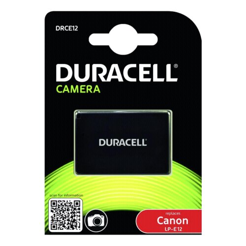 Duracell Li-Ion Akku 750 mAh for Canon LP-E12 Slike