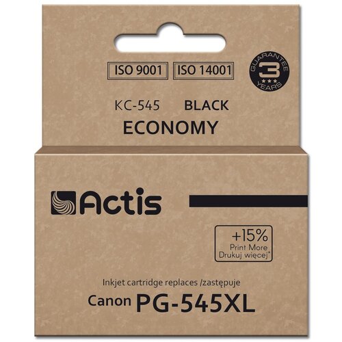 Actis KC-545 Ink (replacement for Canon PG-545XL; Supreme; 15 ml; 207 pages; black). Cijene