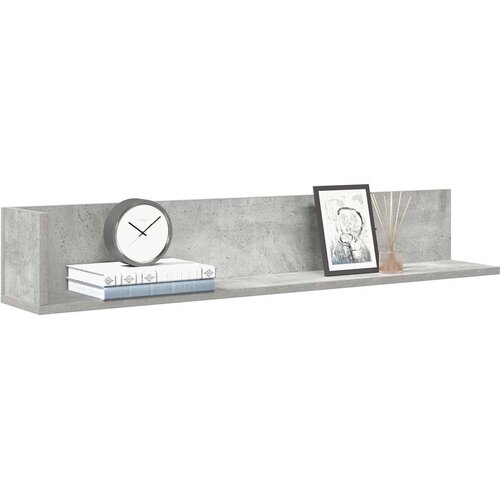  Zidne police 2 kom Beton siva 100x16,5x16,5cm Konstruirano drvo Cijene