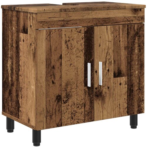 vidaXL Toaletna jedinica Staro drvo 60 x 35 x 60 cm Konstruirano drvo - Staro drvo Cijene