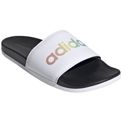 Adidas Natikači Adilette Comfort Bela Slike