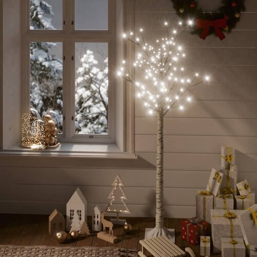  Božićno drvce 156 LED žarulja 1,5 m hladne bijele izgled vrbe Slike