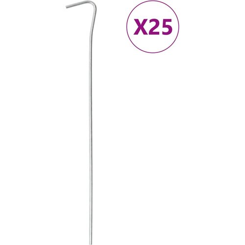  Klinovi za šator 25 kom 23 cm Ø 3 mm od pocinčanog čelika Cene