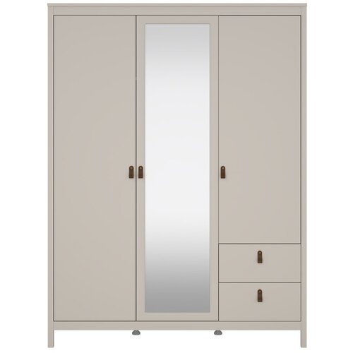 Tvilum Sivo-bež ormar s ogledalom 150x199x58 cm Madrid – Cijene