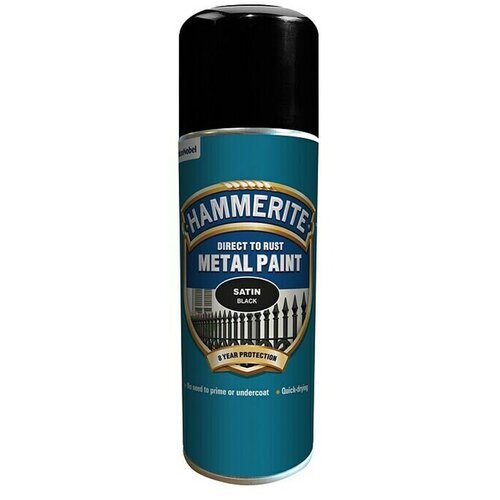 HAMMERITE Barva v spreju Satin (črna, 400 ml) Cene